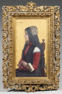 Portrait (genevieve Horteloup ?) Portrait (genevieve Horteloup ?)
