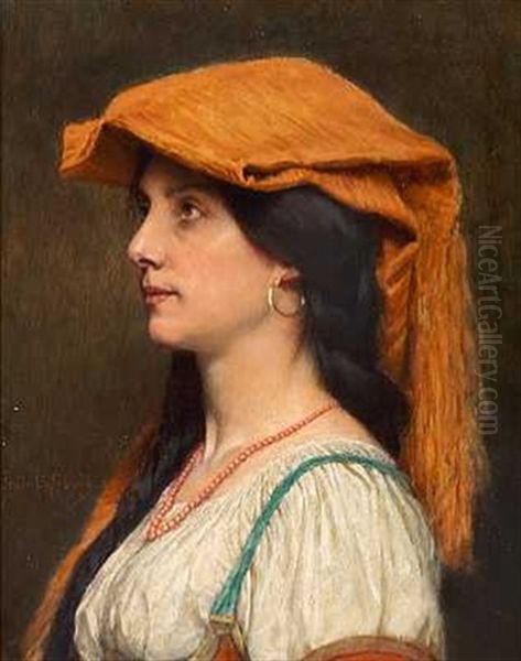Portraet Af En Ung Italienerinde - view 1