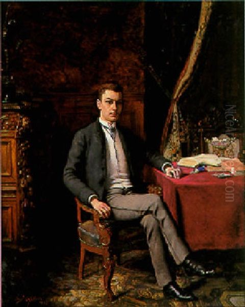 Jeune Homme Dans Son Interieur - view 1