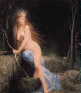 Diana by Jules Joseph Lefebvre