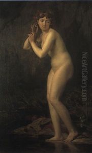 Bathing Nude by Jules Joseph Lefebvre