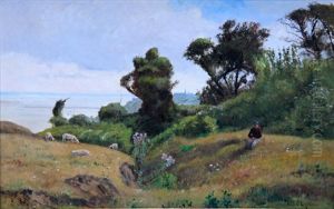 Villerville by Louis Valere Lefebvre