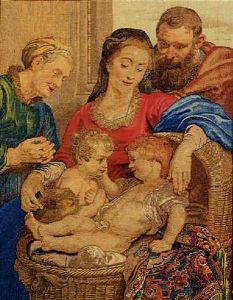 La Sacra Famiglia Con Sant'anna E San Giovannino