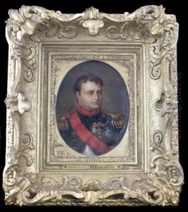 Portrait Of Napoleon Bonaparte As Emperor by Robert Jacques Francois Faust Lefevre