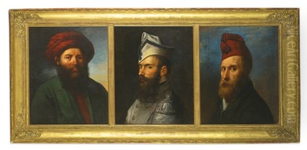 Three Portraits Of Dignitaries - view 1