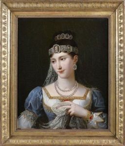 Portrait De Pauline Bonaparte, Princesse Borghese, Duchesse De Guastalla by Robert Jacques Francois Faust Lefevre