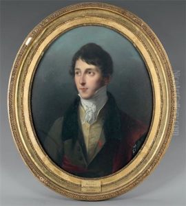 Portrait D'alfred De Montesquiou by Robert Jacques Francois Faust Lefevre