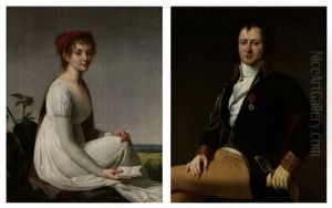 Portrait De Madame Paullet (+ Portrait De Dominique Nicolas Paullet; Pair) Portrait De Madame Paullet (+ Portrait De Dominique Nicolas Paullet; Pair)