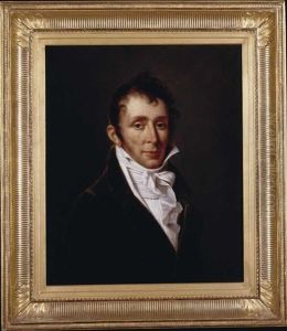 Portrait Of Antoine-charles- Horace, Called Carle Vernet With An Earring