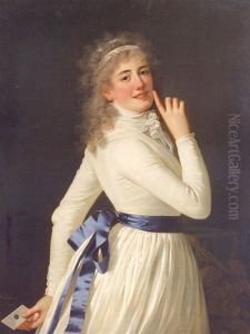 Portrait De La Comedienne Sophie De Gevaudan, Nee Thevenin Devienne (?)