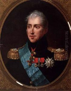 Portrait Of A Gentleman In Military Uniform, Wearing Medals