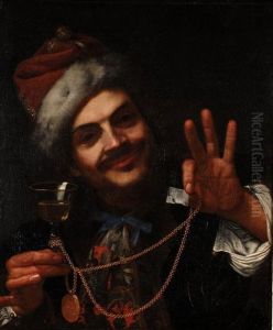 Self-portrait Of The Artist As Laughter by Pietro Bellotti