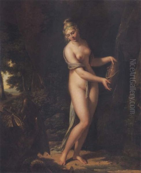 Young Woman With A Dragon - view 1