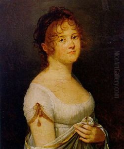 Portrait Of Jeanne Cecile De Maille, Marquise De Lubersac Portrait Of Jeanne Cecile De Maille, Marquise De Lubersac
