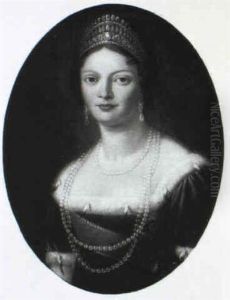 A Portrait Of Queen Catherine Of Wurtemberg