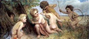 Spielende Putti Spielende Putti