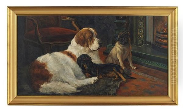 Resting By The Hearth - view 1