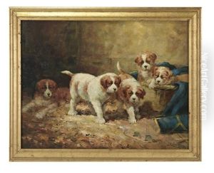 The Sleepy Puppies by Jean Lefort