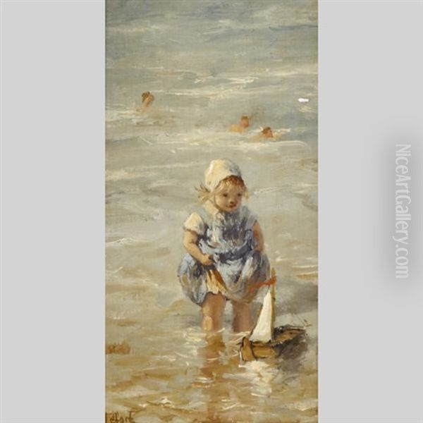 Little Girl On The Beach - view 1