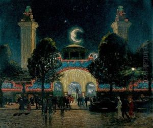 Entree De Luna Park by Jean Lefort