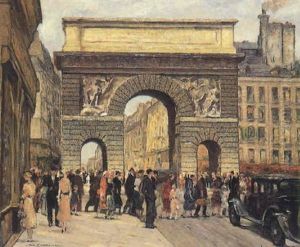 Porte St. Martin, Paris by Jean Lefort