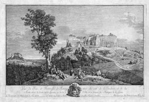 Vue Du Roc Et Forteresse De Koenigstein by Bernardo Bellotto
