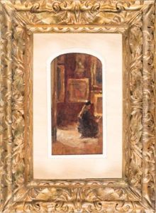 Signora Nello Studio Del Pittore