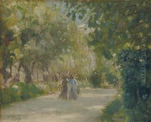 Deux Femmes Sur Un Chemin