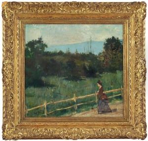Dame In Garten