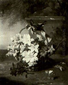 Panier De Fleurs by Isidore Julien Legendre