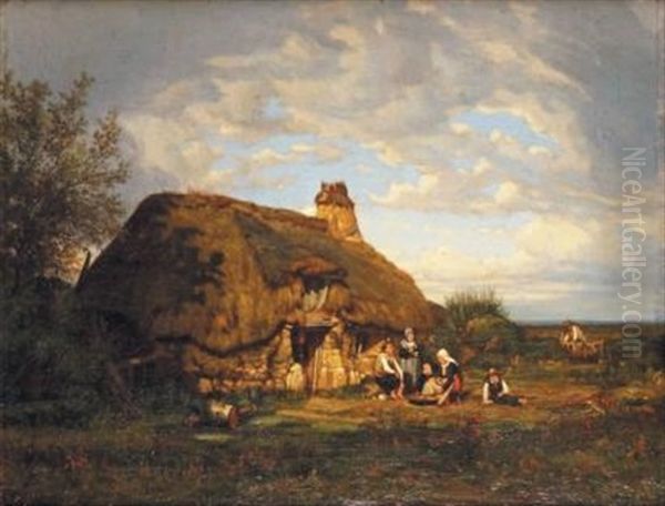Chaumiere Pres De Locmine (morbihan - view 1