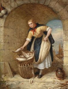 Die Fischverkauferin