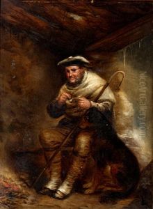 The Shepherd's Bothy (+ Toasting; Pair) by Alexander Leggatt