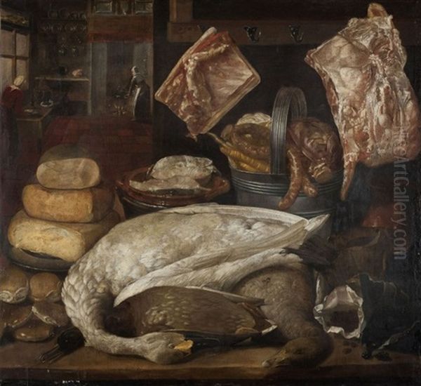 Nature Morte Au Canard Et Cygne - view 1