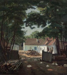 Hof Mit Federvieh