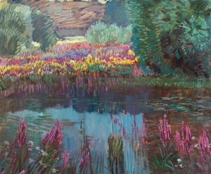 Teich Bei Durnstein by Wilhelm Legler