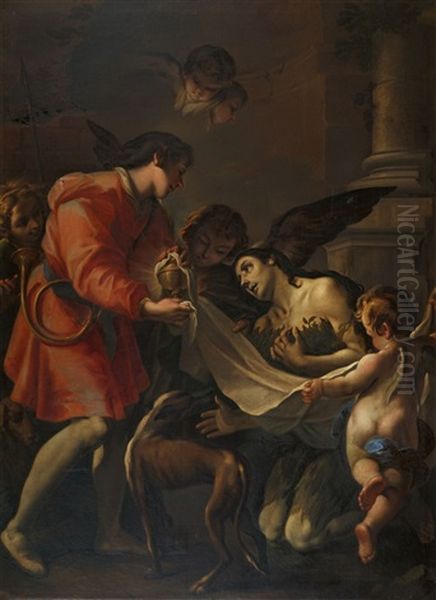 A Saint With A Ciborium - view 1