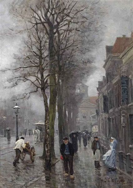 A Rainy Day On The Biltstraat, Utrecht - view 1
