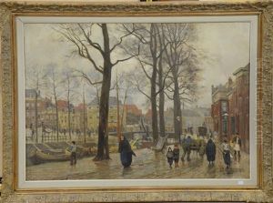 Vue D'amsterdam by Johan Coenraad Ulrich Legner
