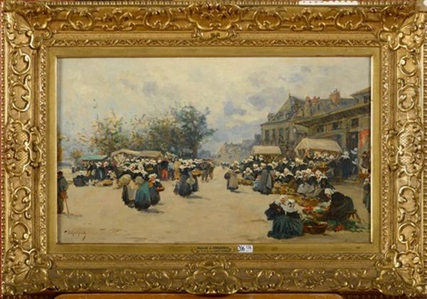Scene De Marche A Concarneau - view 1