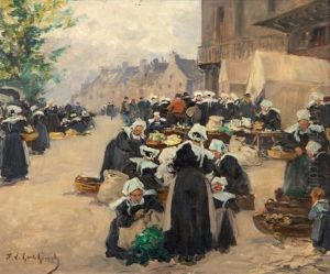 Le Marche Breton by Fernand Marie Eugene Legout-Gerard