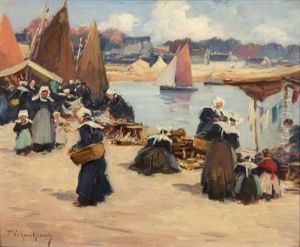 Le Marche Breton by Fernand Marie Eugene Legout-Gerard