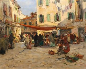 Fischmarkt In Venedig