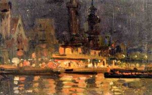 Paris Exposition Universelle De 1900 (+ Venise-serenade, 2 Works) by Fernand Marie Eugene Legout-Gerard