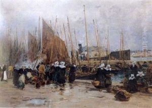 Le Marche Aux Poissons A Concarneau