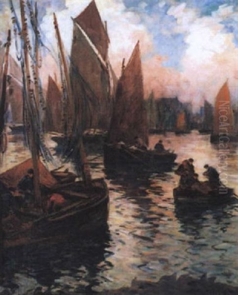 Chaloupes Sardinieres Et Thoniers Sous Voiles A Concarneau - view 1