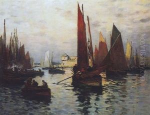 Retour De Peche En Soiree Par Grand Calme Retour De Peche En Soiree Par Grand Calme