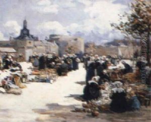 Le Marche Breton by Fernand Marie Eugene Legout-Gerard