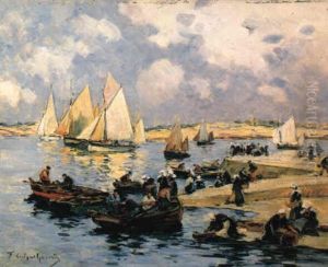 Pecheurs Et Lavandieres