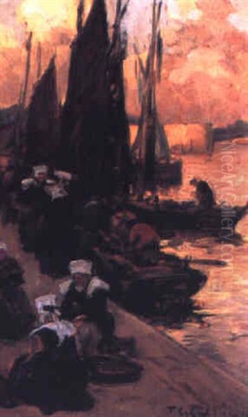 A Breton Port - view 1